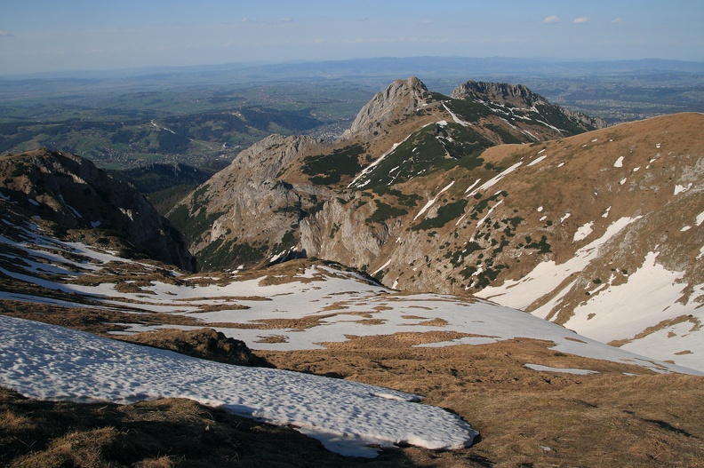 063-IMG 2689 -- Giewont oglądany sponad Wyżniej Świstówki – pejzaż z jęzorem